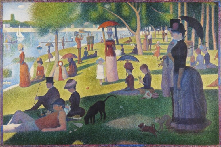 A Sunday on La Grande Jatte by Georges Seurat, 1886