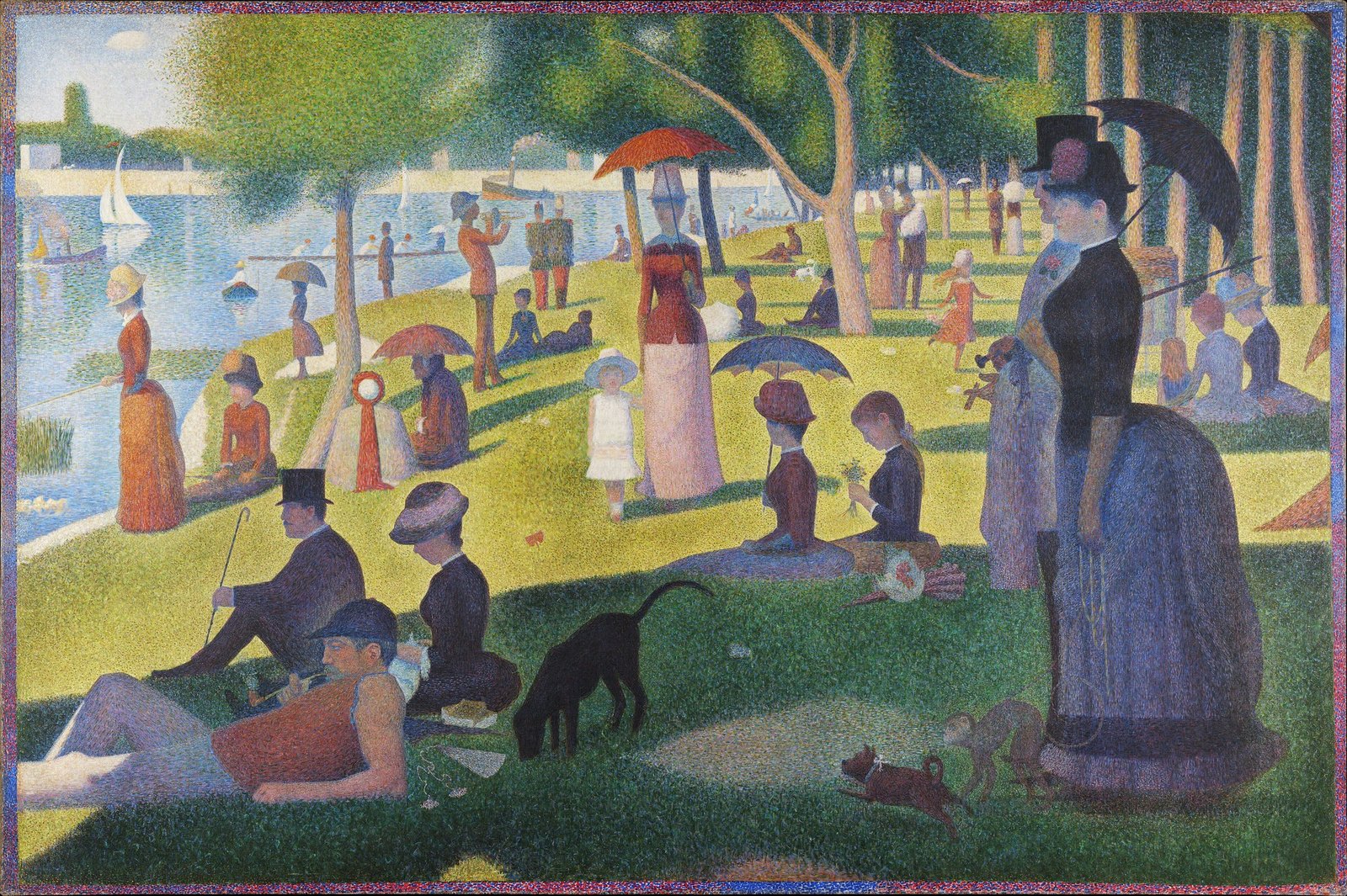 A Sunday on La Grande Jatte by Georges Seurat, 1886
