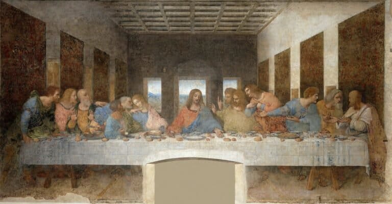 The Last Supper by Leonardo da Vinci, 1498
