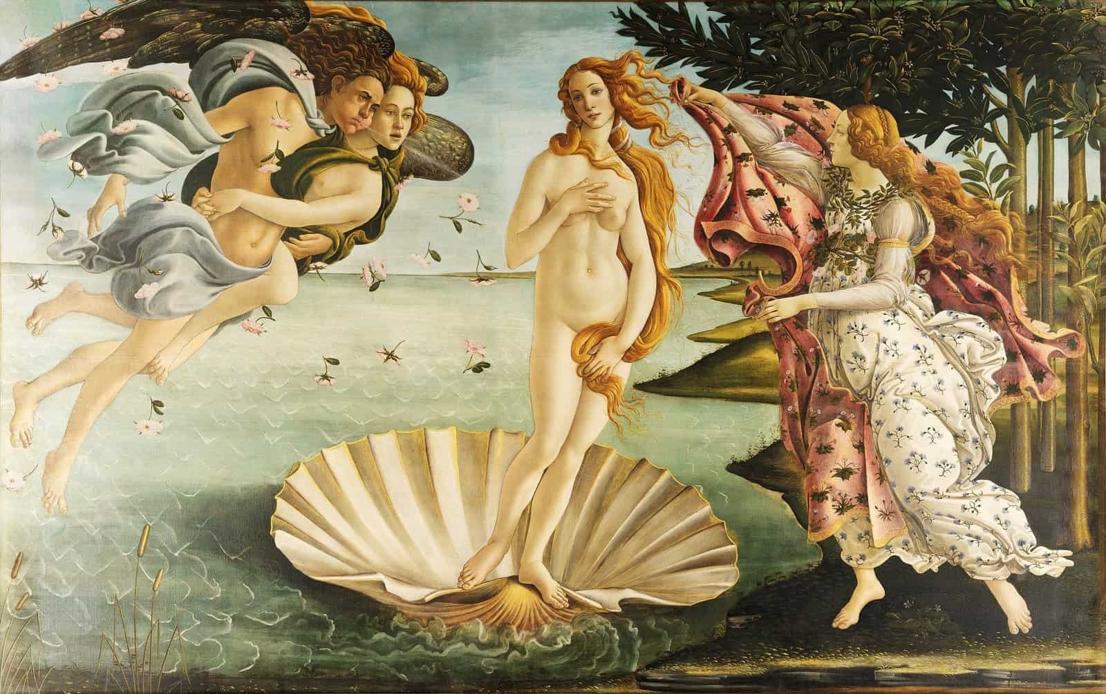 The Birth of Venus by Sandro Botticelli, 1485