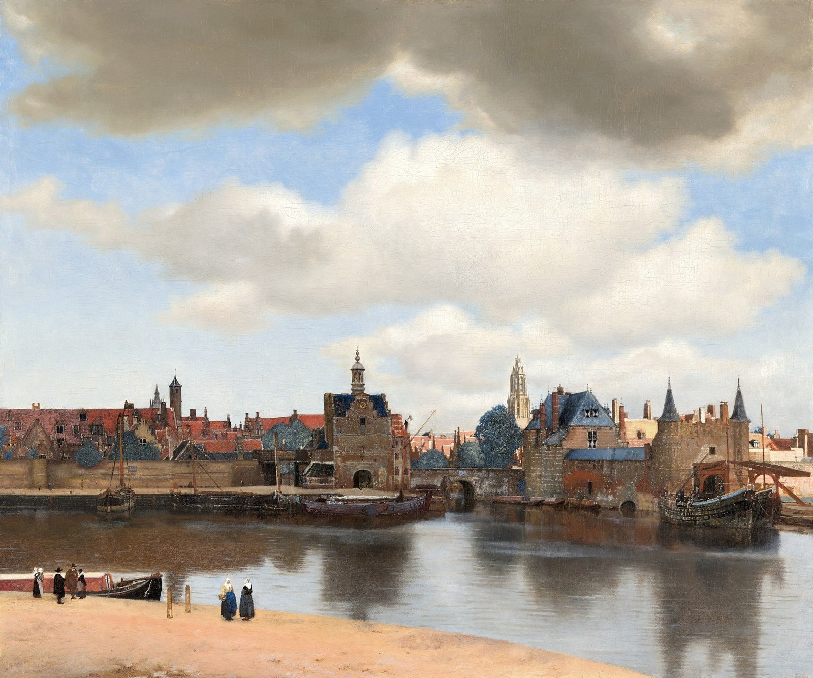 View of Delft by Johannes Vermeer, 1660