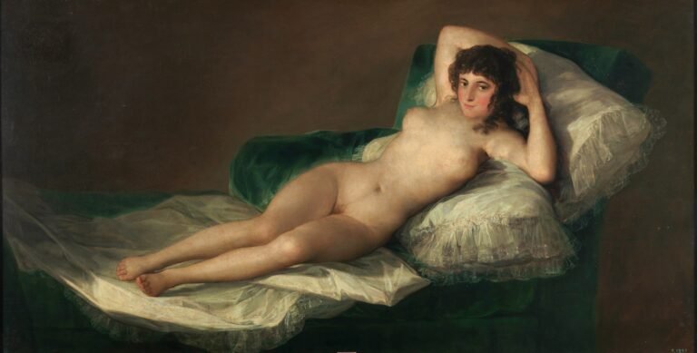 The Nude Maja by Francisco Goya, 1800