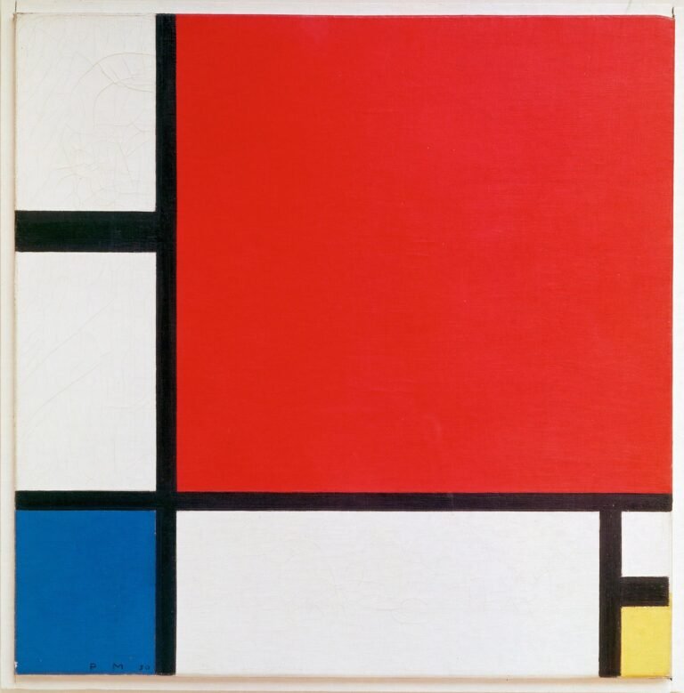 Composition with Red, Blue and Yellow by Piet Mondrian, 1930
