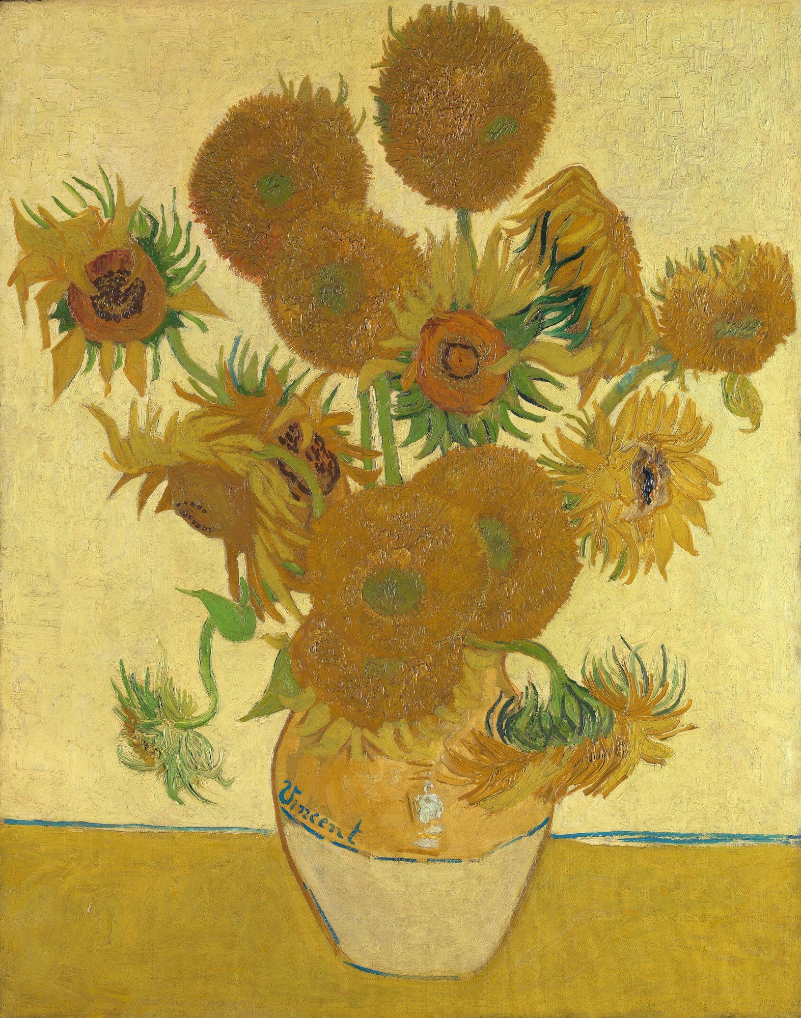 Sunflowers by Vincent van Gogh, 1888