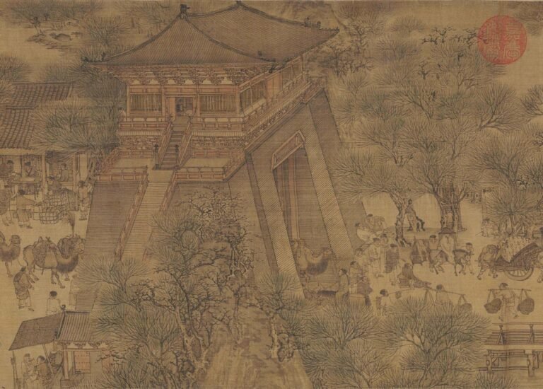 Along the River During the Qingming Festival by Zhang Zeduan, 1120