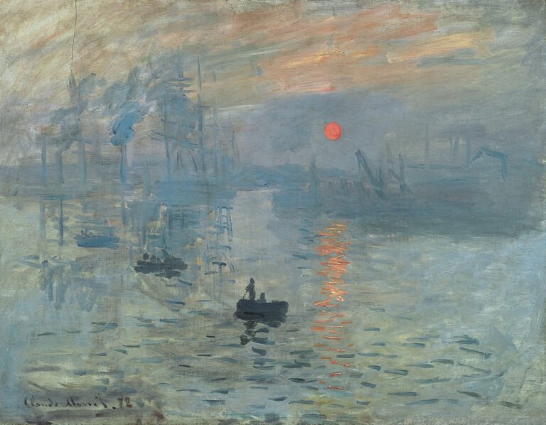 Impression Sunrise by Claude Monet, 1872