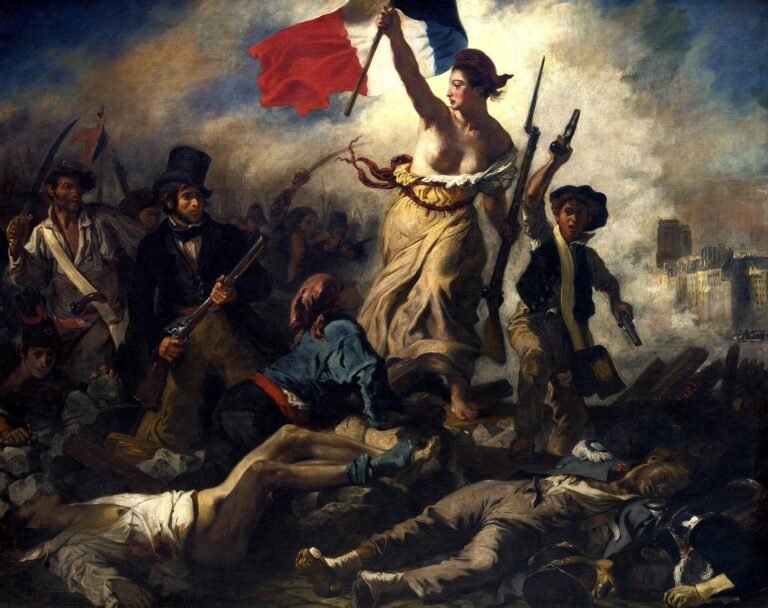 Liberty Leading the People by Eugène Delacroix, 1830