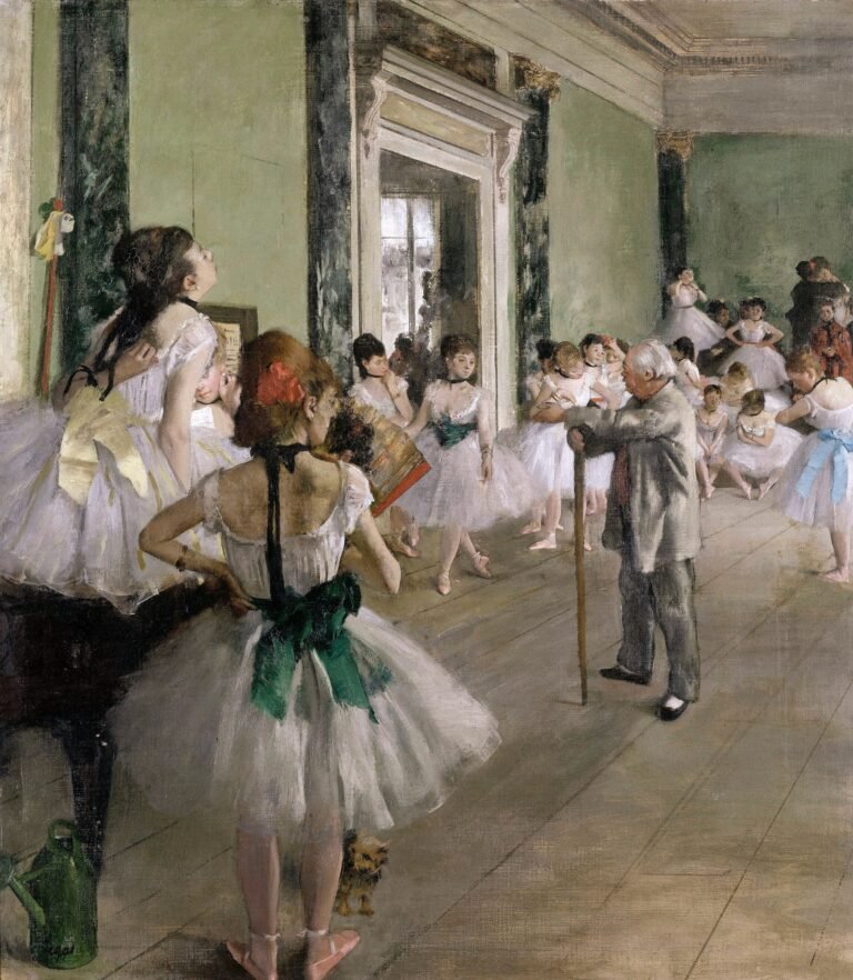 The Dance Class by Edgar Degas, 1874
