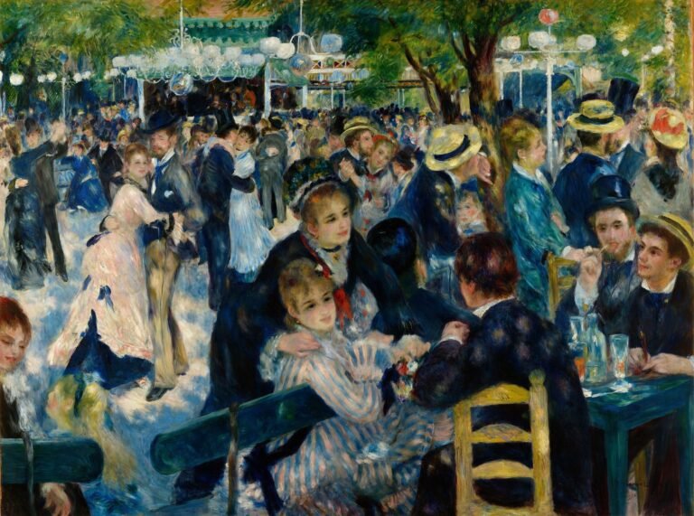 Bal du moulin de la Galette by Pierre-Auguste Renoir, 1876