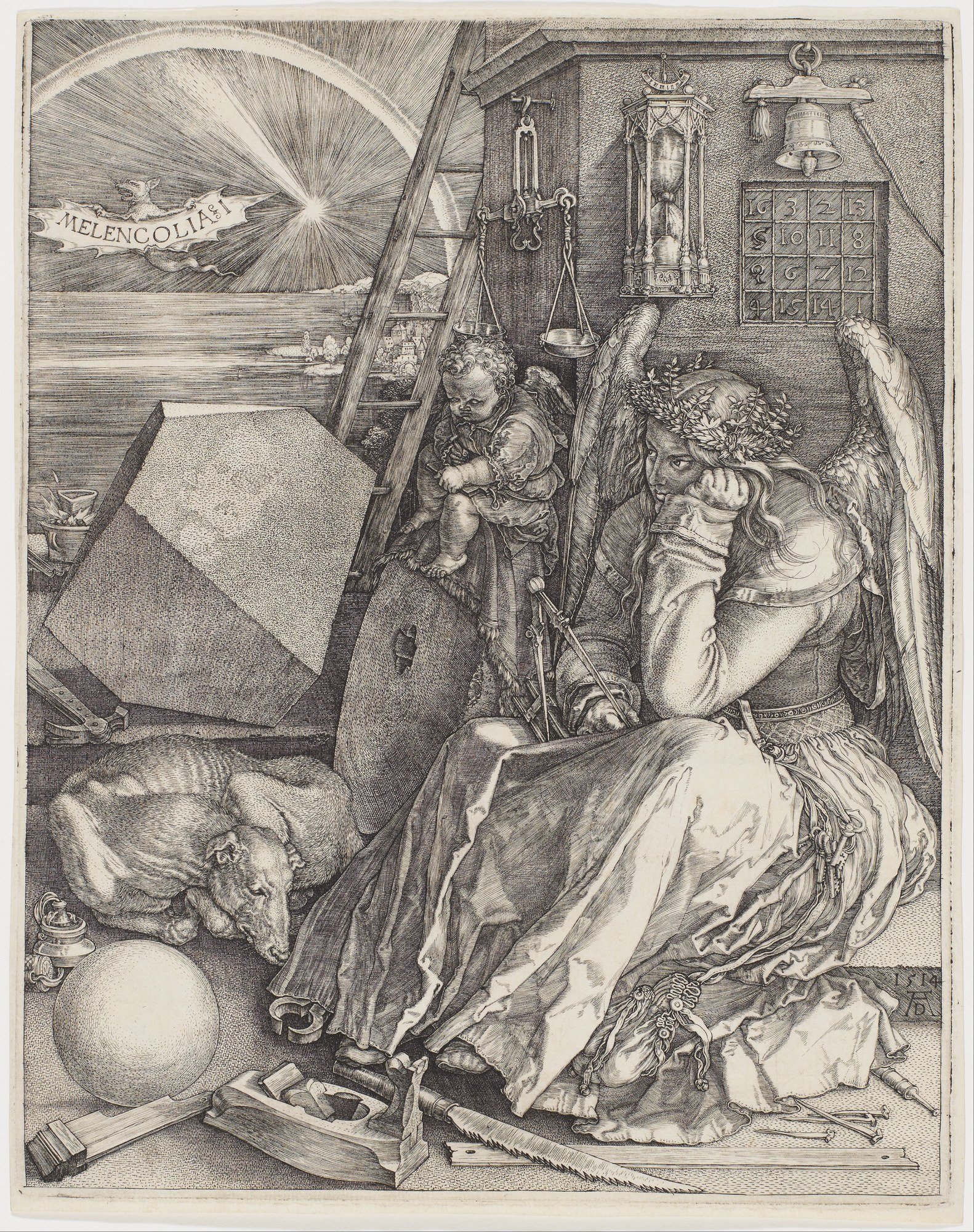 Melencolia I by Albrecht Dürer, 1514